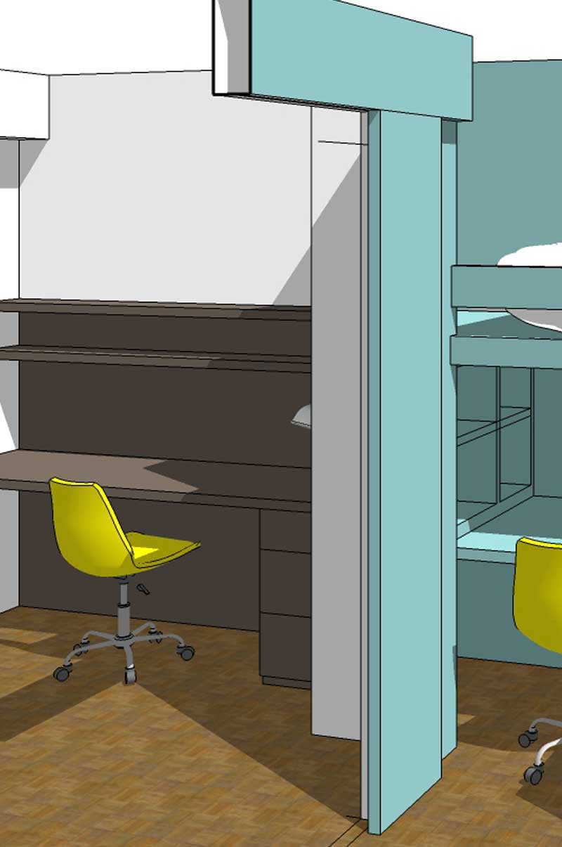 Interior layout – Paris 11th