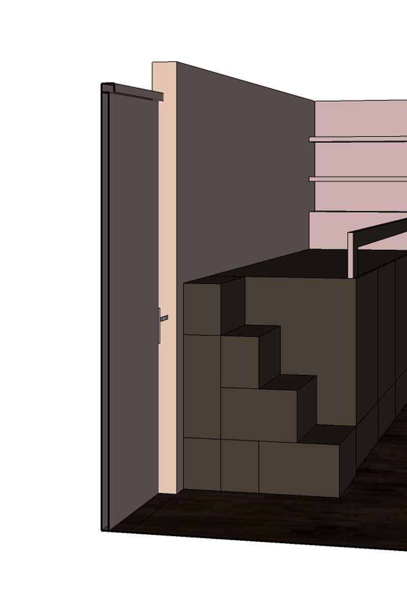 Interior layout – Paris 11th