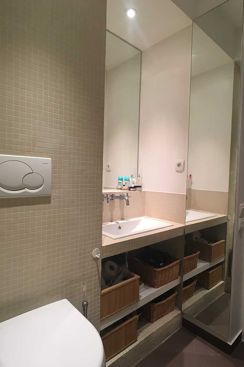 Interior design PARIS 11th Faidherbe, Bastille district, and Aligre market